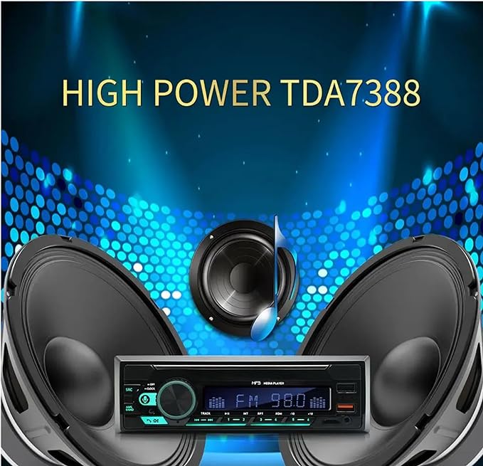 1 Din Car Radio Stereo Player Digital