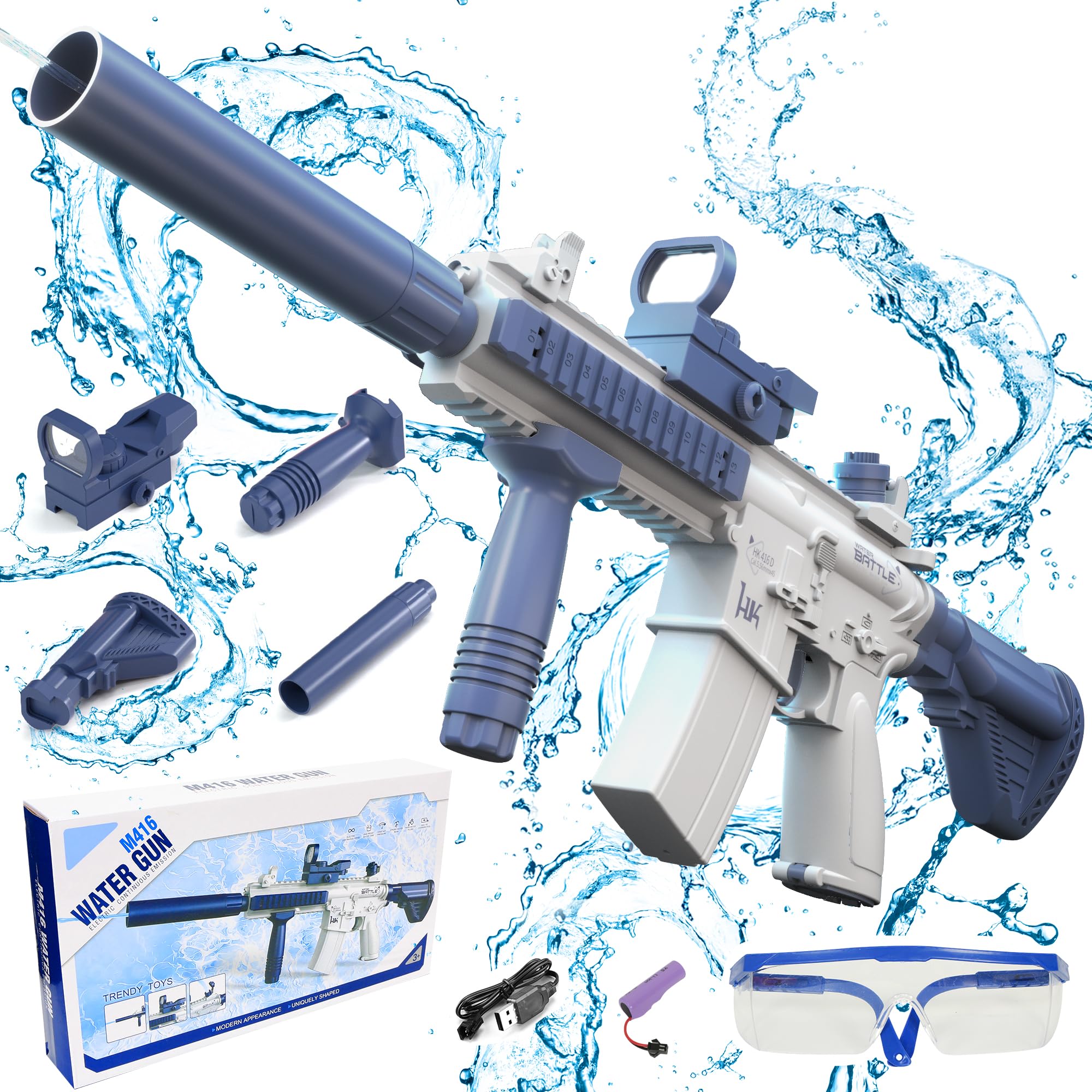 M416 Automatic Electric Toy Water Gun