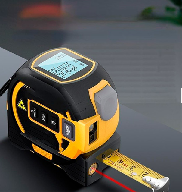 DigiMeter, Μεζούρα 2 σε 1 με μετρητή απόστασης λέιζερ 60M